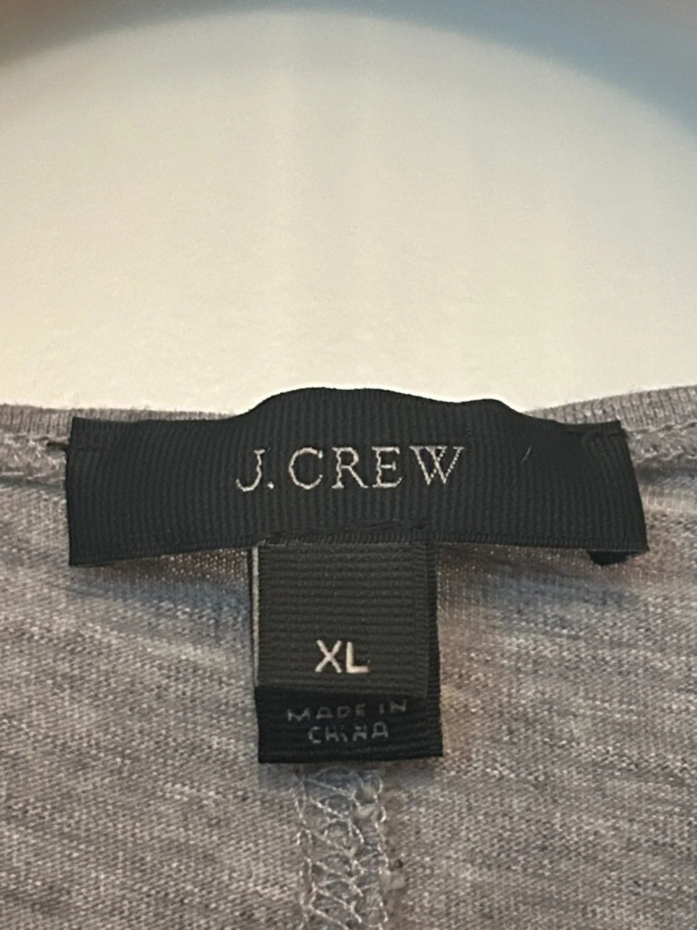 J. Crew Tank Top XL Gray Old Money Mixed Media Quiet Luxury Vintage Glam Career